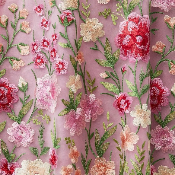 For Love & Lemons - Luna Mini Dress in pink - Picture 3 of 4